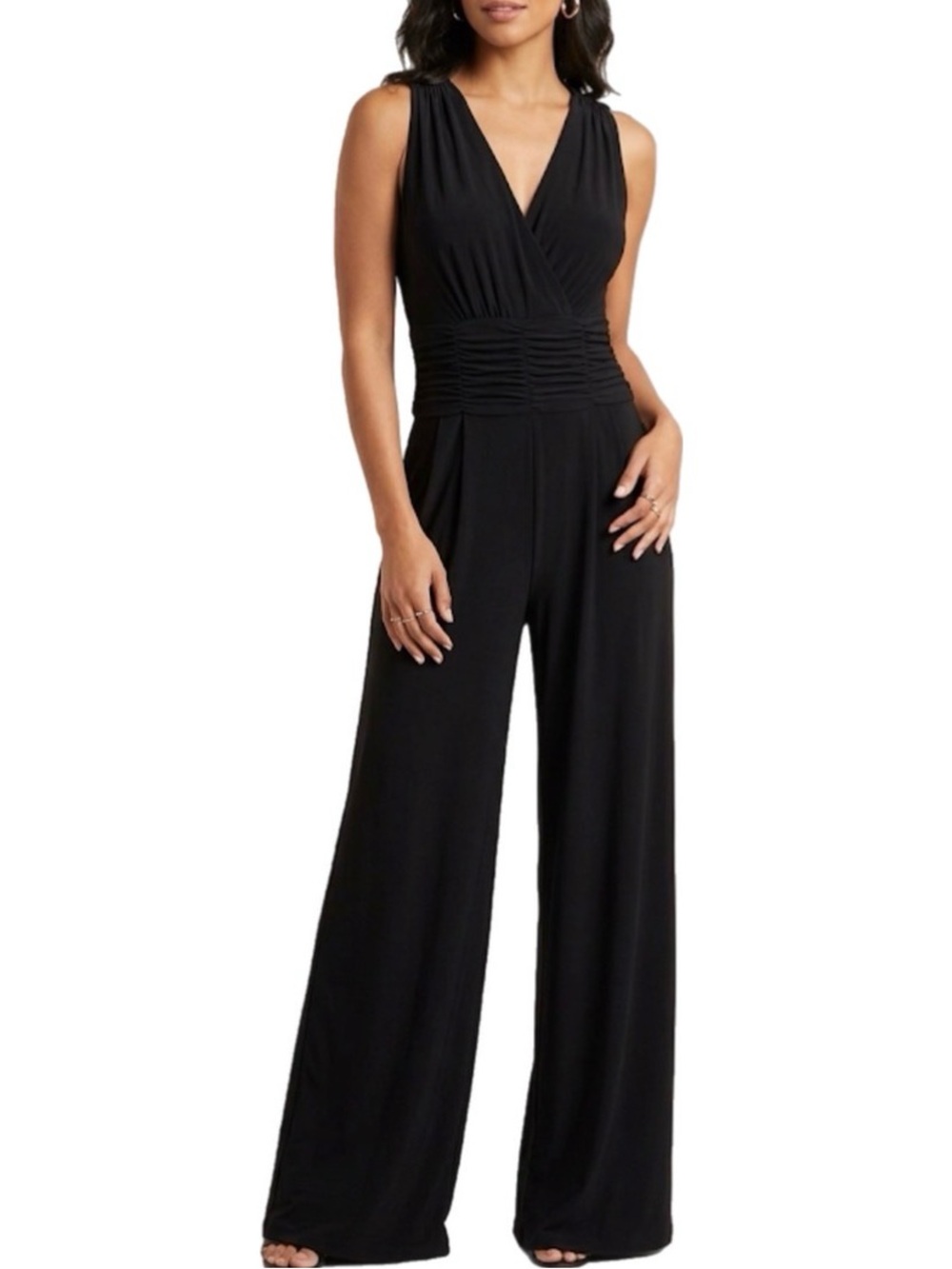 NWT 4 Evan Picone Women's Jumpsuit Dress Formal Sleeveless Business Casual